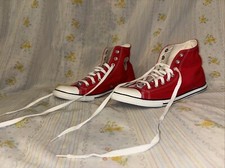 Usado, CONVERSE CHUCK Taylor All Star SLIM RED M: 8.5 W: 10.5 UK: 8.5 EUR: 42 CM 27 comprar usado  Enviando para Brazil