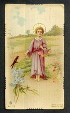 Santino holy card usato  Vezza d'Alba