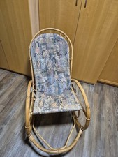 Rattan schaukelstuhl beige gebraucht kaufen  Selsingen