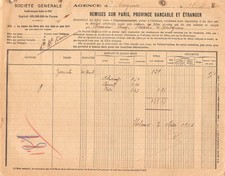Facture 1912 societe d'occasion  France