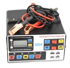 Carregador de bateria de carro automático inteligente iniciador de salto de pulso AGM/GEL 12/24V 400A, usado comprar usado  Enviando para Brazil