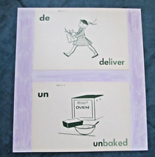 Entregar arte de cartas de jogo fonética vintage 1957 Uno comprar usado  Enviando para Brazil