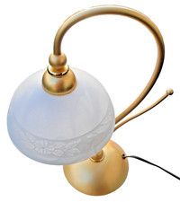 Tischlampe messing watt gebraucht kaufen  Münster