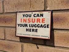 Genuine railway sign for sale  SANDY