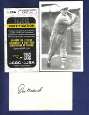 Joe Medwick St Louis Cardinals Baseball HOFer autografado cartão 3x5 JSA e foto comprar usado  Enviando para Brazil