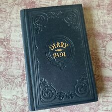Antique diary 1891 for sale  EASTBOURNE