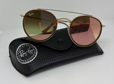 Usado, ÓCULOS DE SOL RAY-BAN ponte dupla espelhado ouro rosa RB3647-N com estojo 51-22-145 comprar usado  Enviando para Brazil