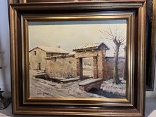 Quadro dipinto olio usato  Saviore dell'Adamello