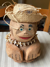 Vintage carved coconut for sale  Trumbull