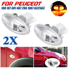 2X Clignotant Repetiteur Feux Latéral Avant pour Peugeot 1007 107 108 206 407 FR comprar usado  Enviando para Brazil