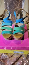 Women strappy wedges for sale  Las Vegas