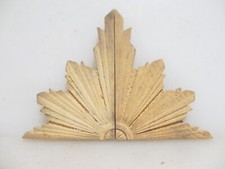 Móveis de madeira esculpidos suportes decorativos Art Deco estrela sol madeira FAUX - £10 cada comprar usado  Enviando para Brazil