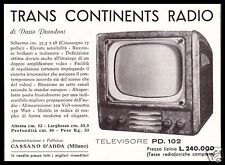 Pubblicita 1953 televisore usato  Biella