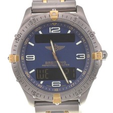 BREITLING minutos de repetição aeroespacial F65062 Digi-Ana quartzo masculino I#139733 comprar usado  Enviando para Brazil