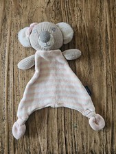 Edredom Living Textiles malha KOALA cobertor de segurança bege rosa bebê Lovey, usado comprar usado  Enviando para Brazil