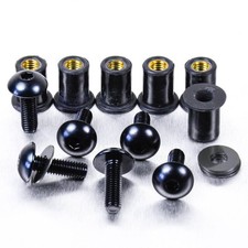 Kit de Tornillos Parabrisas Aluminio 6 Tornillo Negro comprar usado  Enviando para Brazil