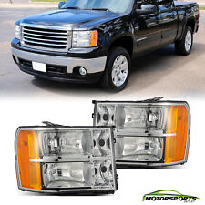Usado, Par de faróis de substituição cromados GMC Sierra 1500 2500HD 3500HD para 2007-2013 comprar usado  Enviando para Brazil