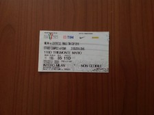 Biglietto ticket finale usato  Monza