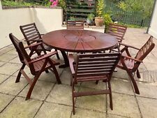 Hardwood garden furniture for sale  CHEPSTOW