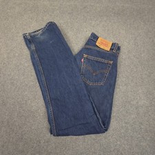 Jeans masculino vintage Levis 30 azul algodão jeans 512 reto cônico tamanho 30x33, usado comprar usado  Enviando para Brazil