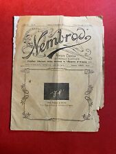 Nembrod 1925 rivista usato  Bologna