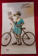 Tarjeta Bicicleta Niña Año 1924 - Aniversario, usado comprar usado  Enviando para Brazil