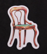 Wooden chair green for sale  Mound City