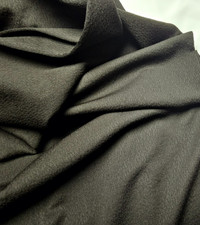 Tecido 2 jardas malha poliéster preto 60" largura vintage década de 1960 anos 70 comprar usado  Enviando para Brazil