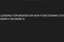 Buying broken g7x for sale  Dallas