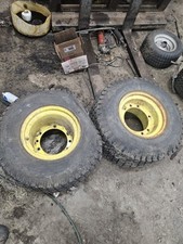 JOHN DEERE 400 RODAS DE AROS TRASEIROS PARA TRATOR DE GRAMA (6 parafusos) apenas aros AM35321 comprar usado  Enviando para Brazil
