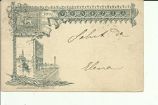 Cartolina postale veneziana usato  Piombino