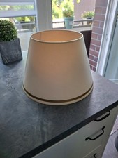 Lampenschirm beige goldrand gebraucht kaufen  Hamburg