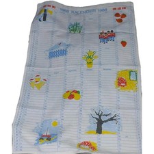 Ścierka kuchenna duński kalendarz 1988 vintage kitchen towel callendar na sprzedaż  PL