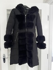 Women black coat for sale  BIRMINGHAM