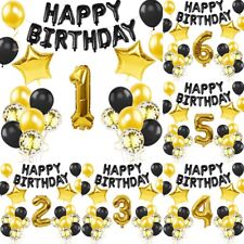 Balões de feliz aniversário festa de aniversário 18º 25º 30º aniversário balões decorativos látex comprar usado  Enviando para Brazil