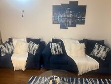 Navy blue couch for sale  Melrose Park