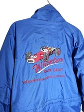 Jaqueta bordada masculina de carro de corrida F1 tamanho grande XS/S azul vintage retrô entusiasta comprar usado  Enviando para Brazil