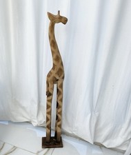 Freestanding wooden giraffe for sale  SUTTON COLDFIELD