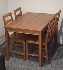 Table chairs dinning for sale  HONITON