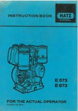 Hatz engine e573 for sale  CALLINGTON