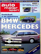 3) Auto Motor Sport AMS 21/1994 - Opel Corsa 1.4 mit 60 - Mazda 121 1.4 Canvas comprar usado  Enviando para Brazil