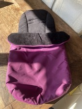 Purple black footmuff for sale  YORK