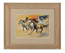 Cowboy horses painting for sale  Beverly Hills