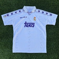 Camisa de futebol Real Madrid 1994 1996 casa Kelme vintage tamanho G comprar usado  Enviando para Brazil