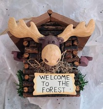 Log cabin moose for sale  Dacula