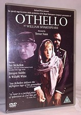 Othello dvd 1990 for sale  UK