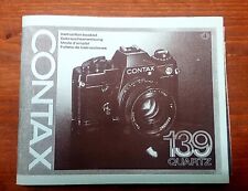 Contax 139 bedienungsanleitung gebraucht kaufen  Dresden
