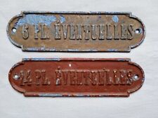 Anciennes plaques wagon d'occasion  Rouen-
