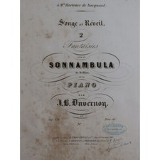 Duvernoy fantaisie sonnambula d'occasion  Blois