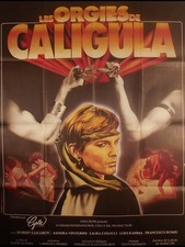 Orgies caligula affiche d'occasion  Bernay